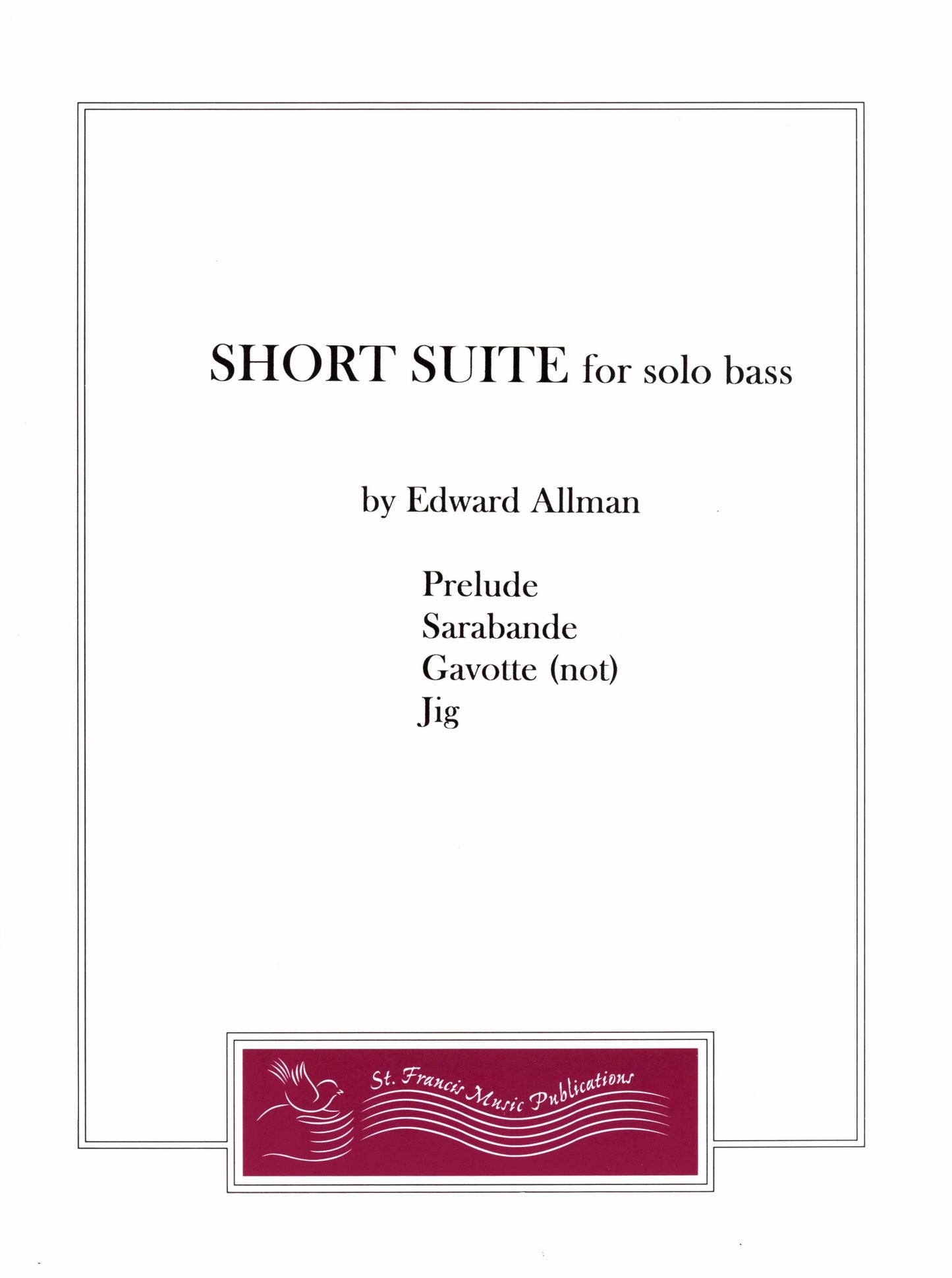 Allman Short Suite for Solo Double Bass