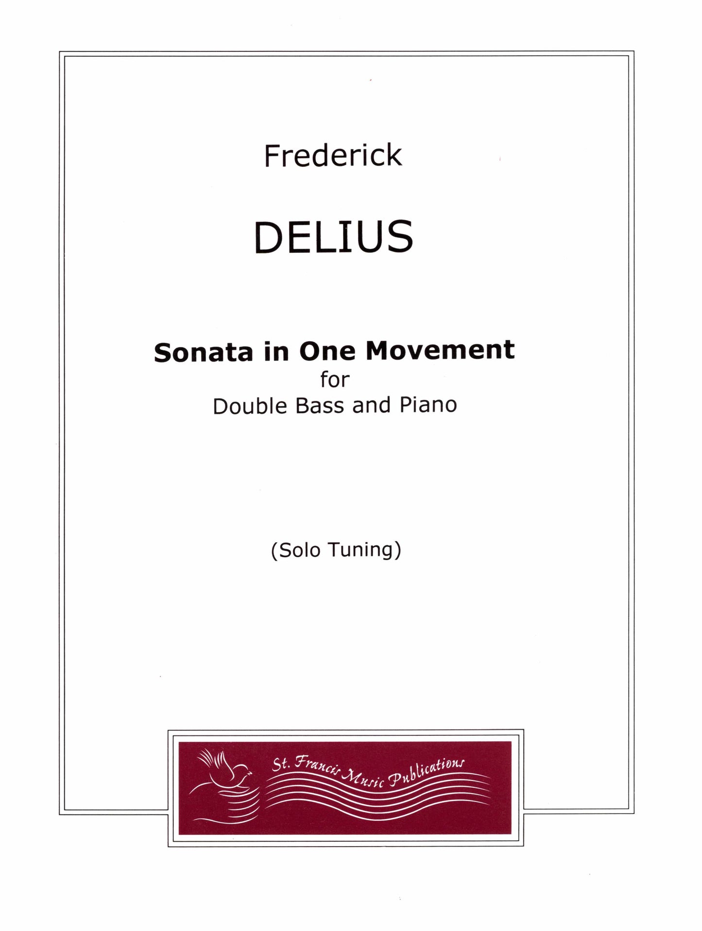 Delius Sonata for Double Bass & Piano