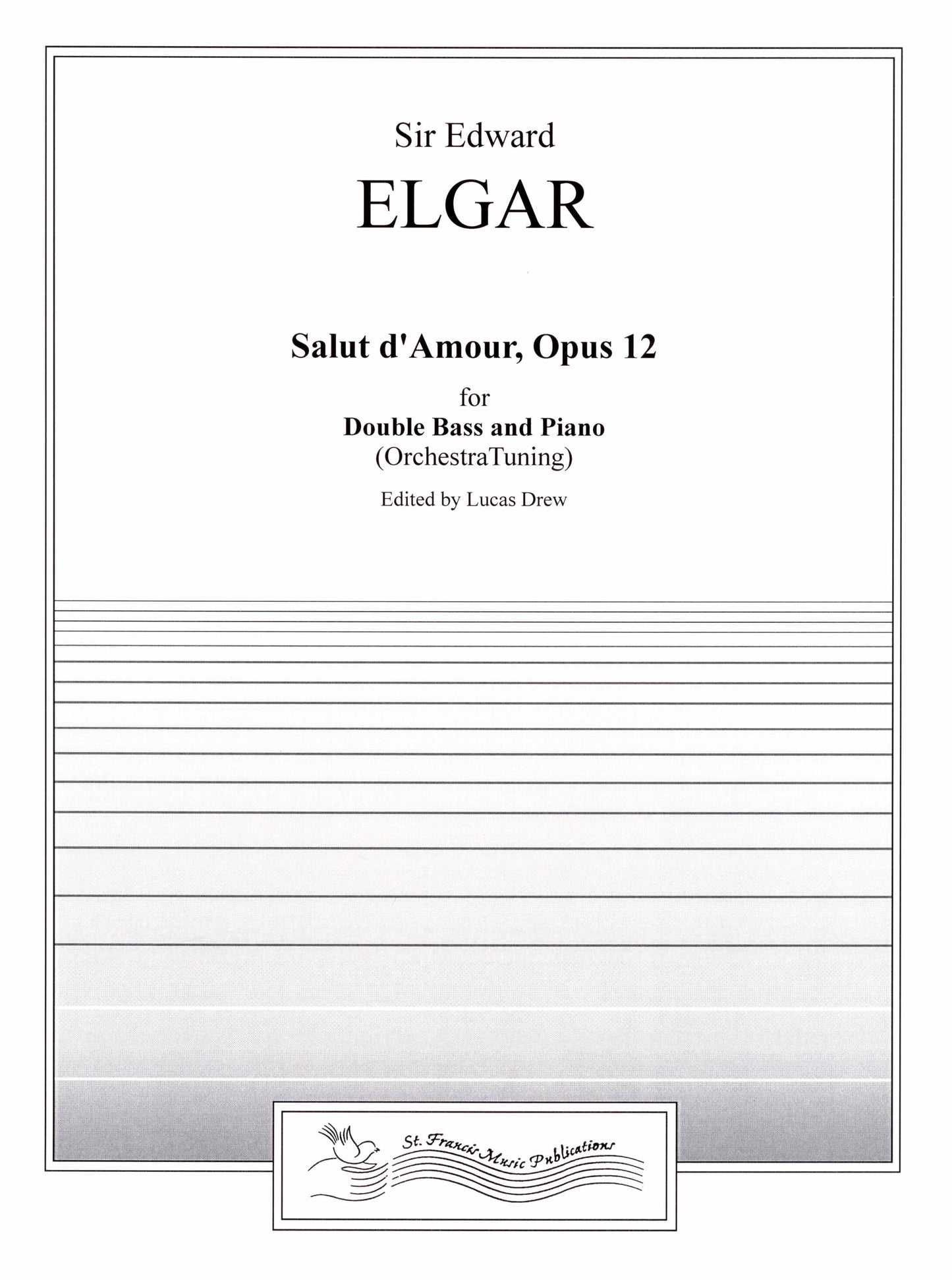 Elgar Salut d'Amour, Op. 12 for Double Bass and Piano
