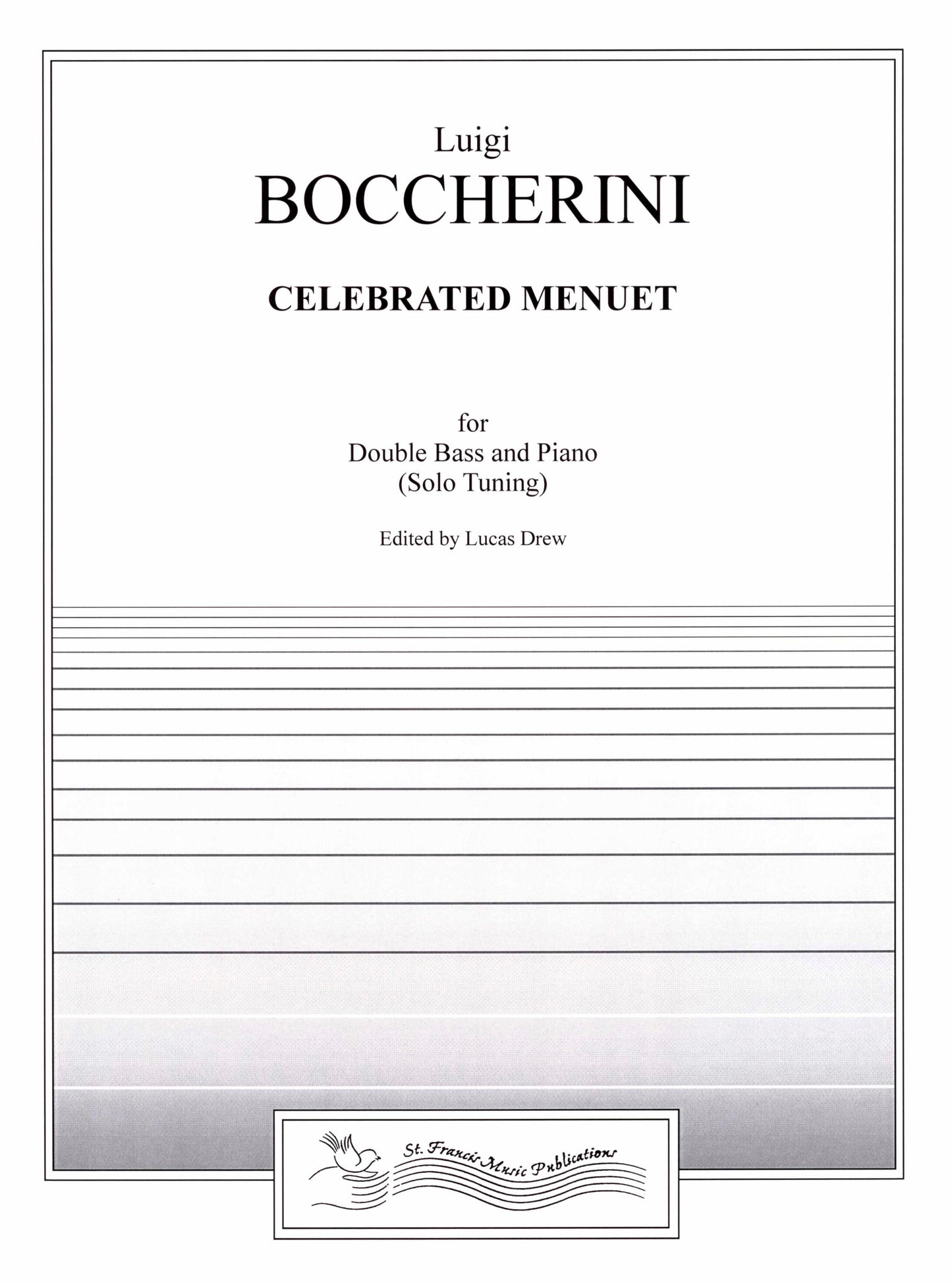 Boccherini Celebrated Menuet for Double Bass & Piano
