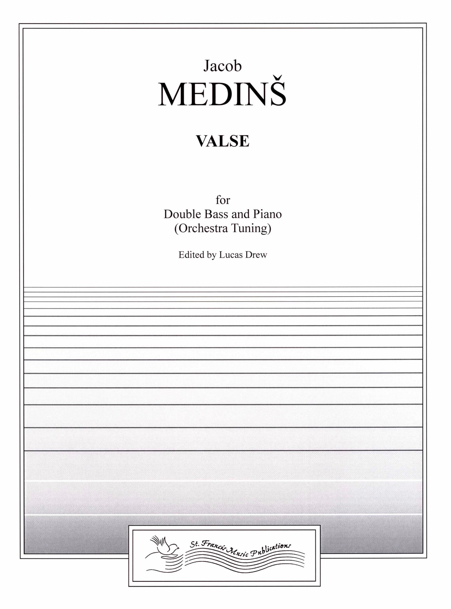 Medins Valse for Double Bass and Piano