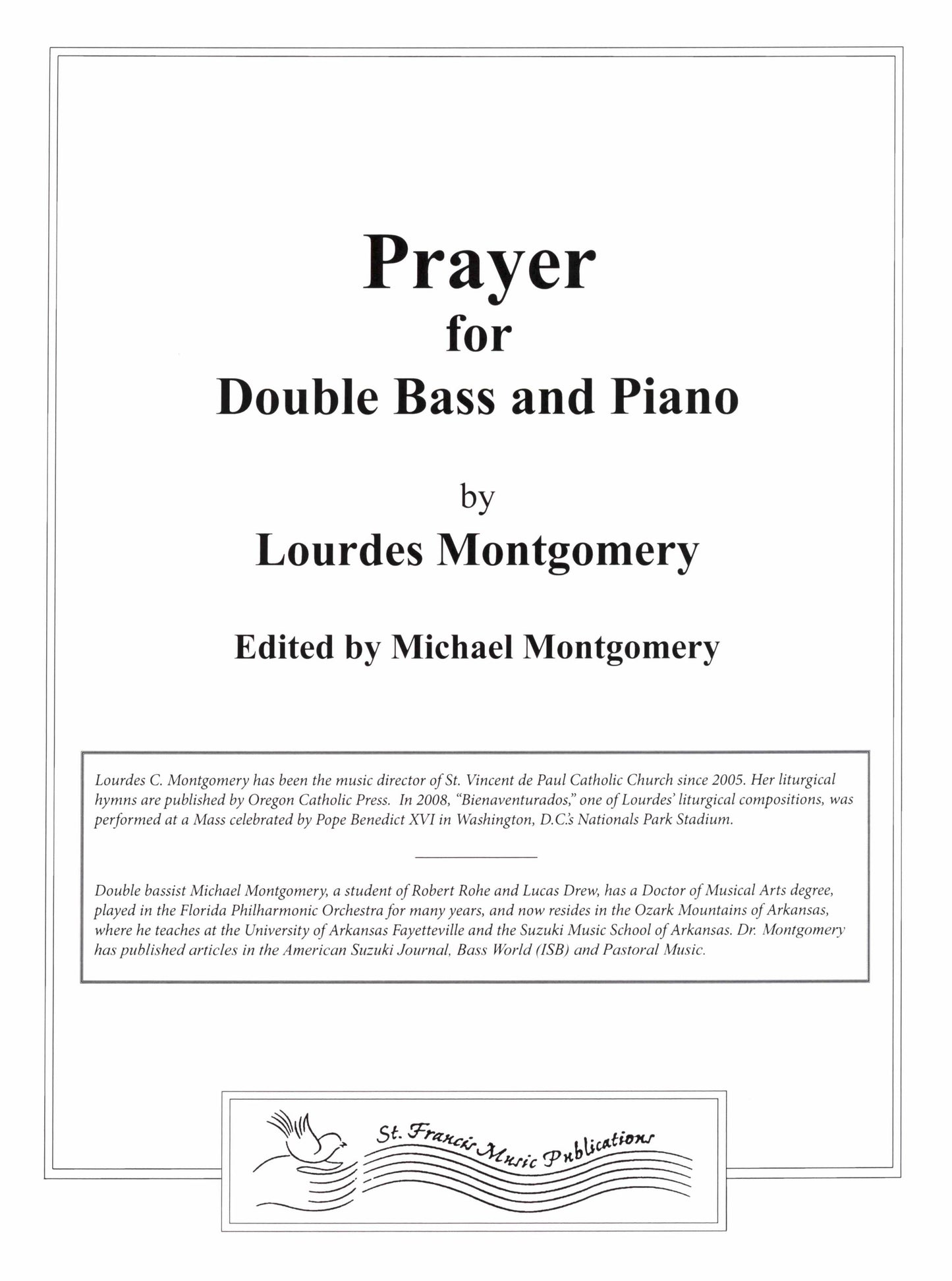 Montgomery Prayer for Double Bass and Piano