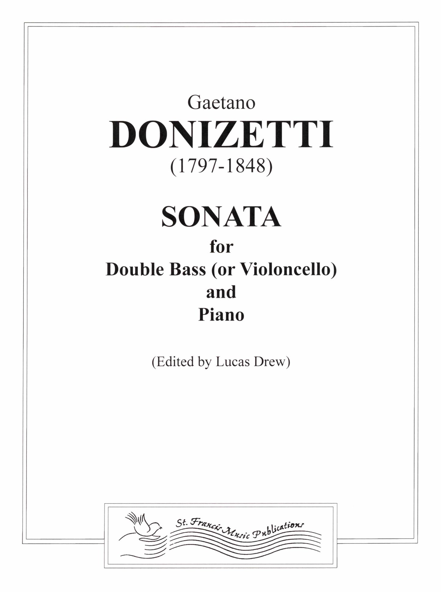 Donizetti Sonata for Double Bass & Piano