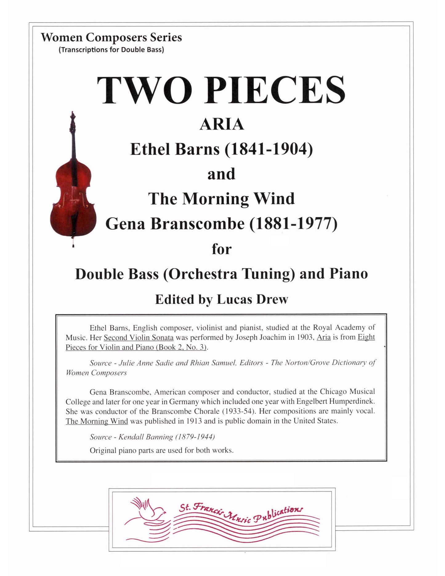 Two Pieces for Double Bass & Piano