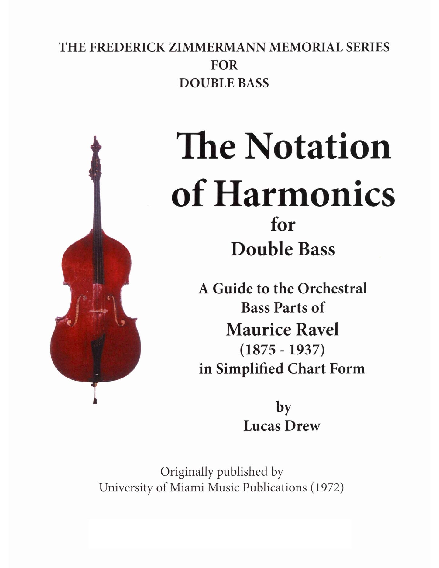 Drew The Notation of Harmonics for Double Bass