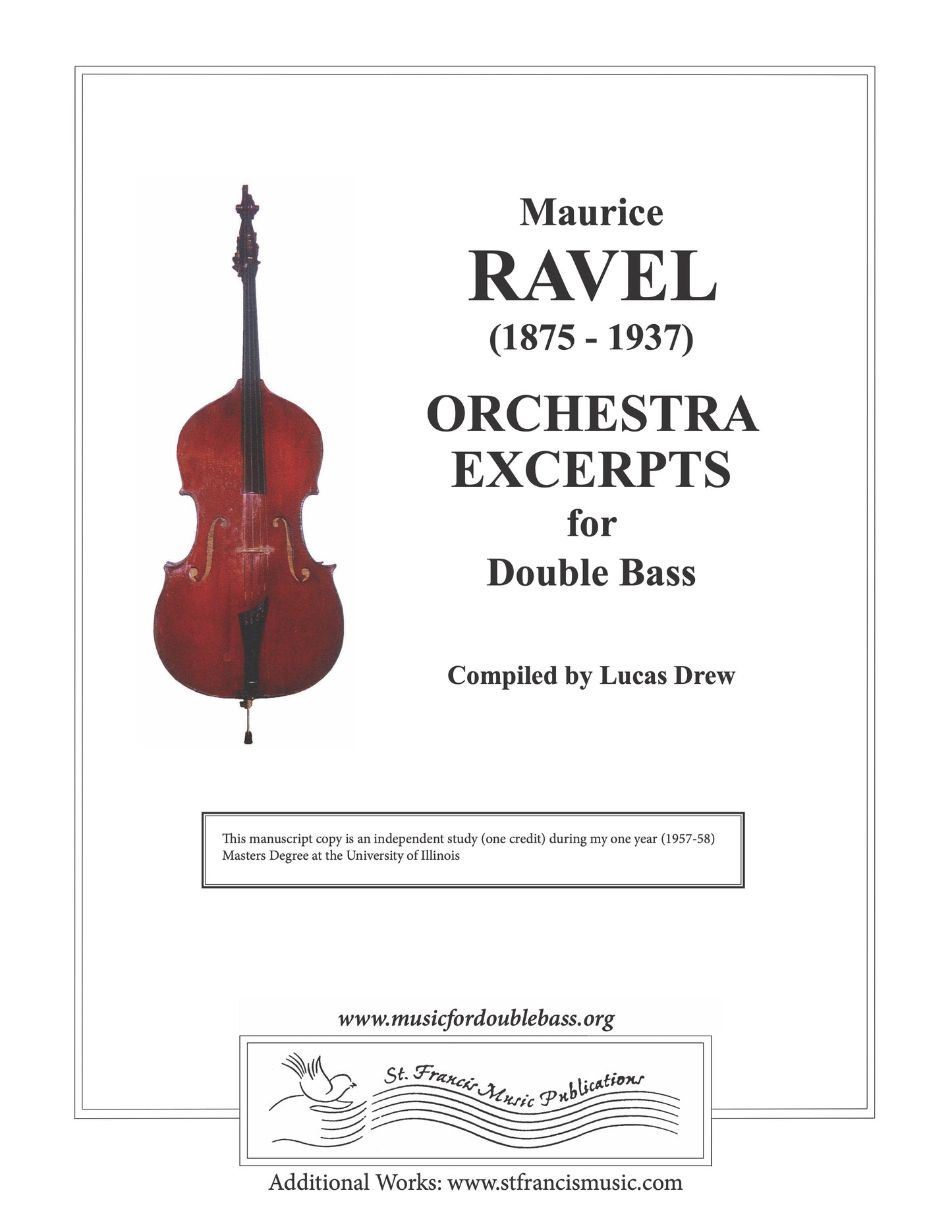 Ravel Orchestra Excerpts for Double Bass