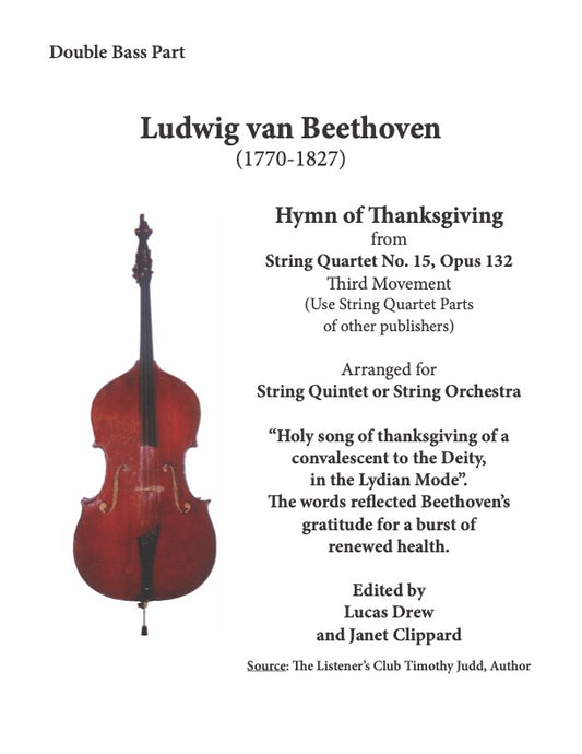 Beethoven Hymn of Thanksgiving